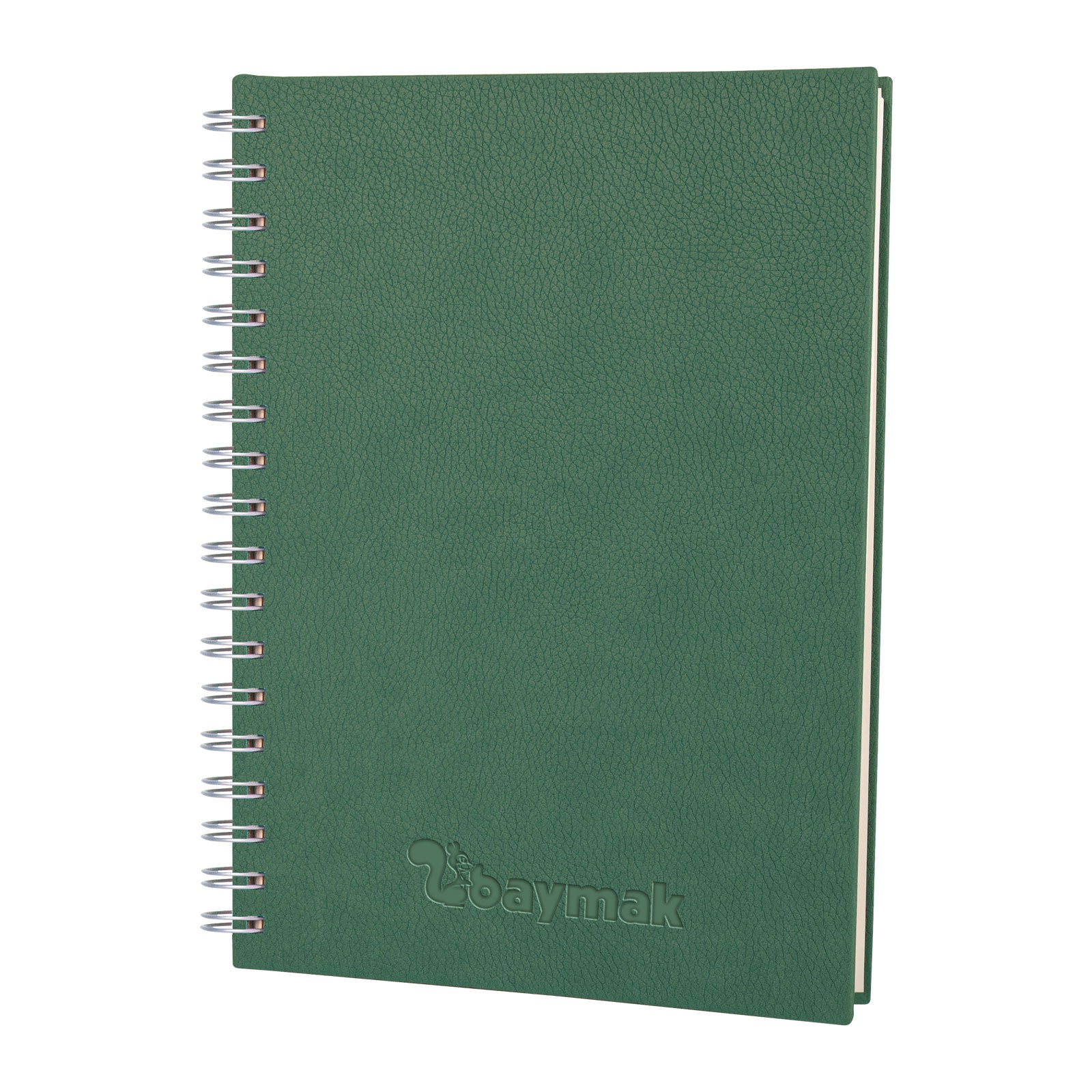 3013 ELMADAĞ TURKUAZ TARİHLİ SPİRALLİ AJANDA (17X24 CM)