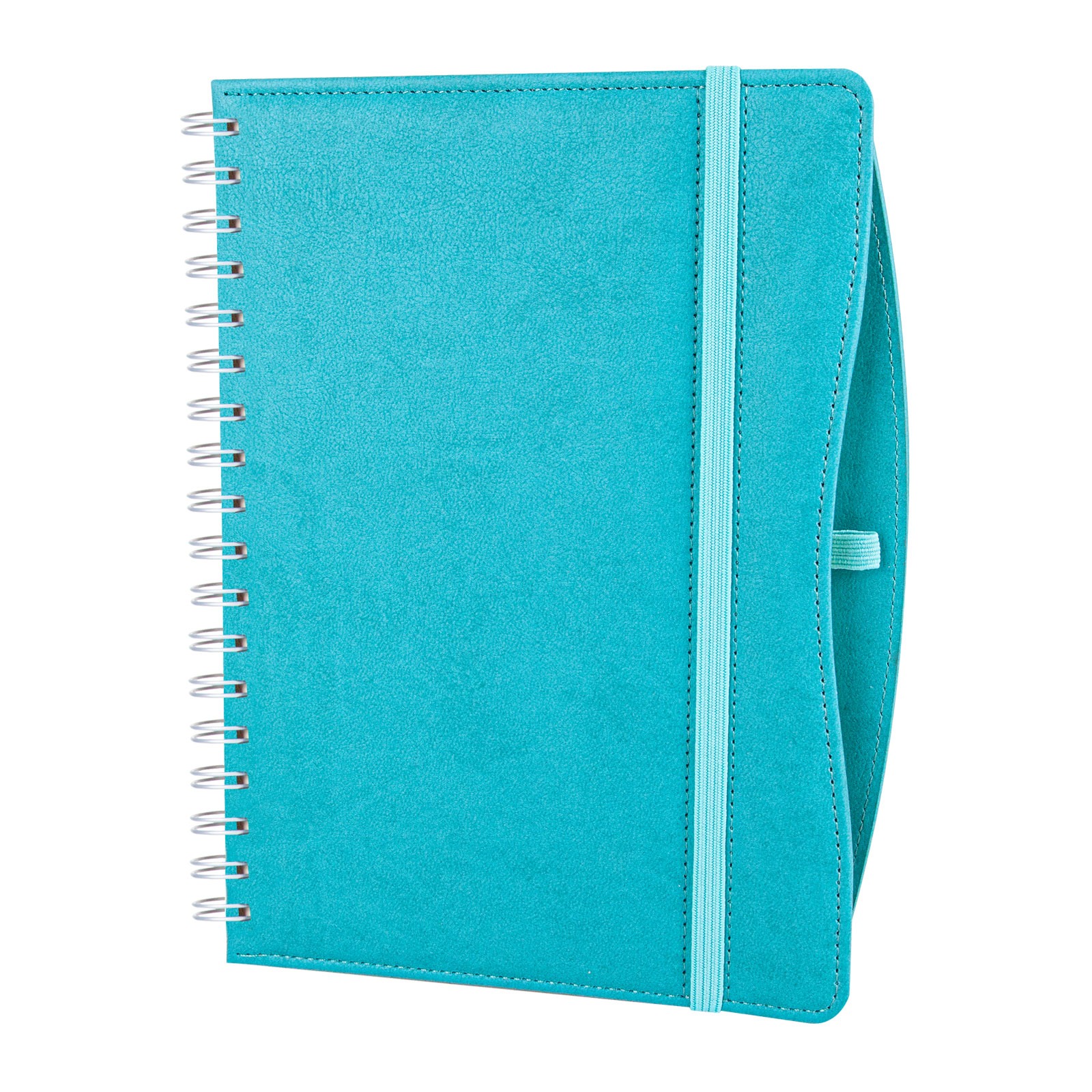 İVEDİK TURKUAZ SPİRALLİ TARİHLİ AJANDA (17X24 CM)