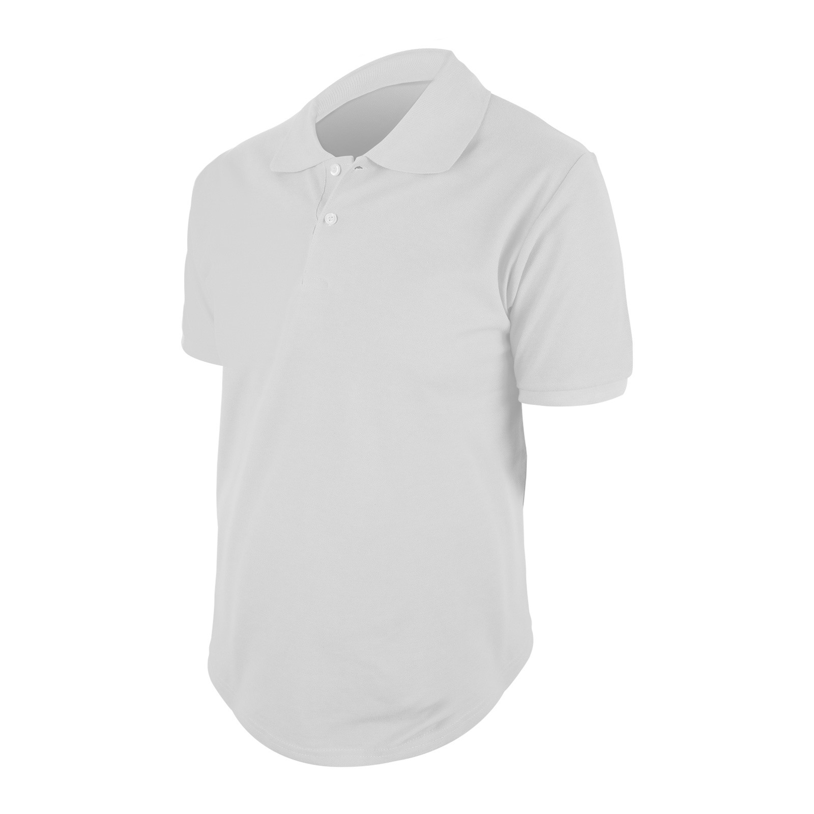 498502 BEGONYA BEYAZ L POLO YAKA TİŞÖRT