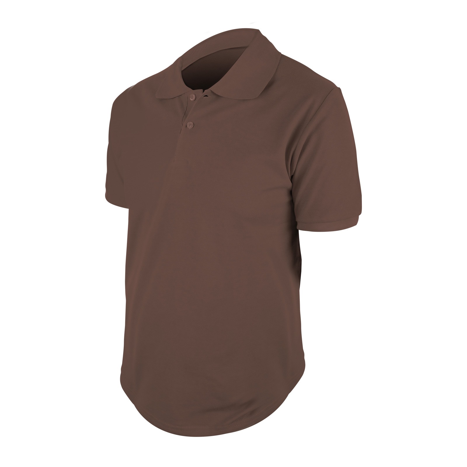 498509 BEGONYA KAHVE L POLO YAKA TİŞÖRT