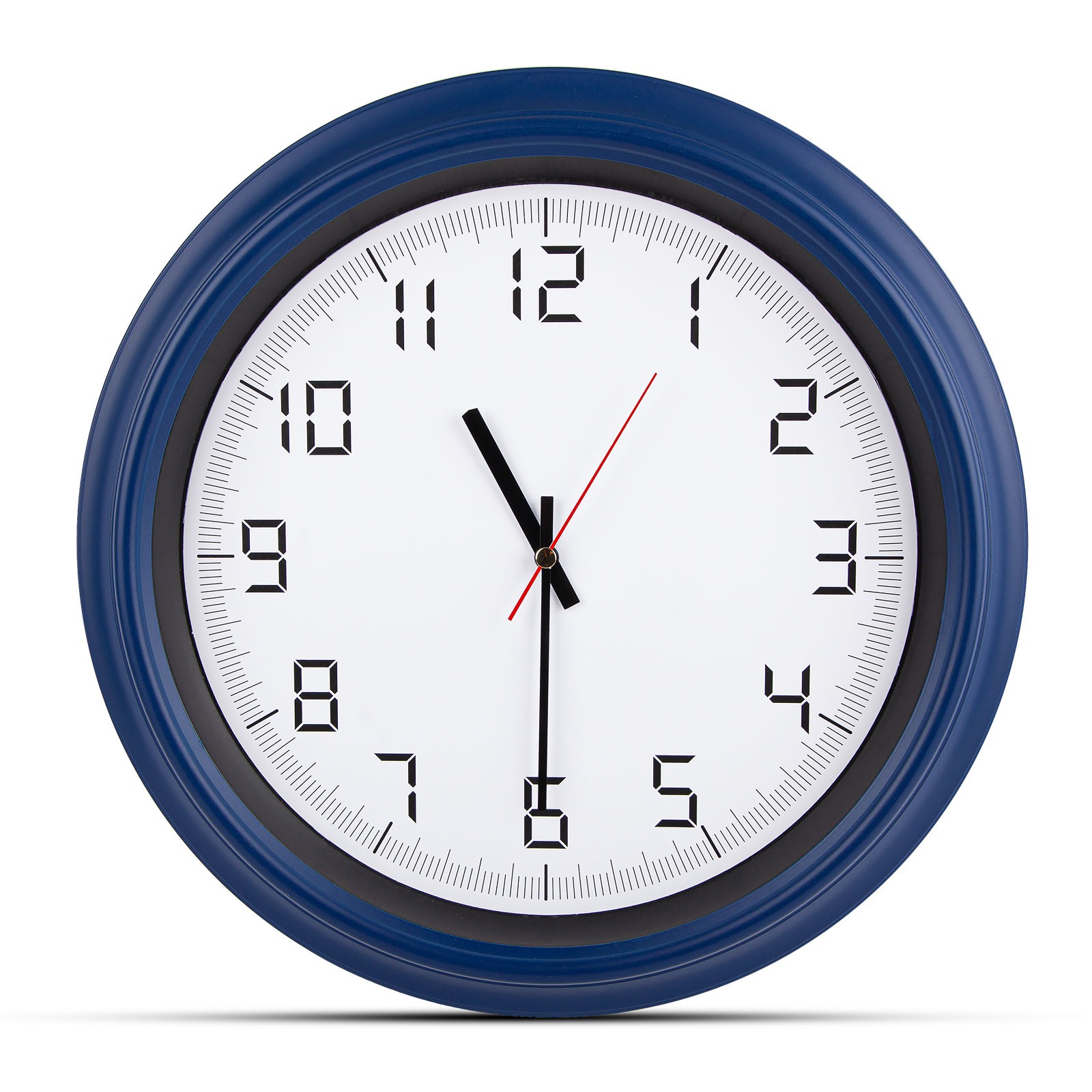 5007 ATLAS SİYAH PLASTİK KASA DUVAR SAATİ (380MM)