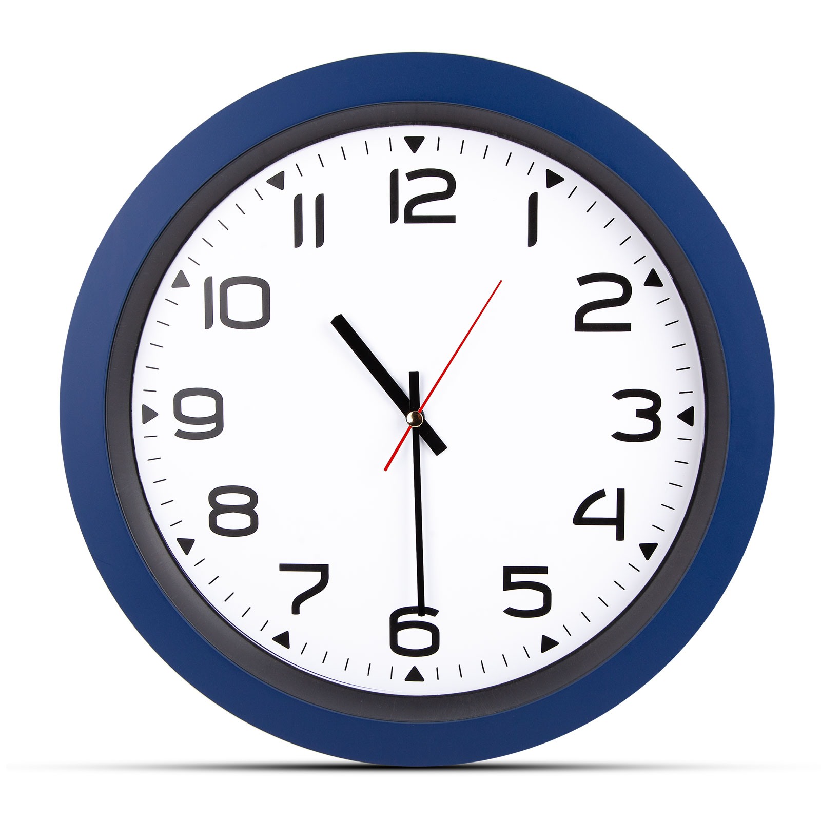 5023 HERA SİYAH PLASTİK KASA DUVAR SAATİ (350MM)