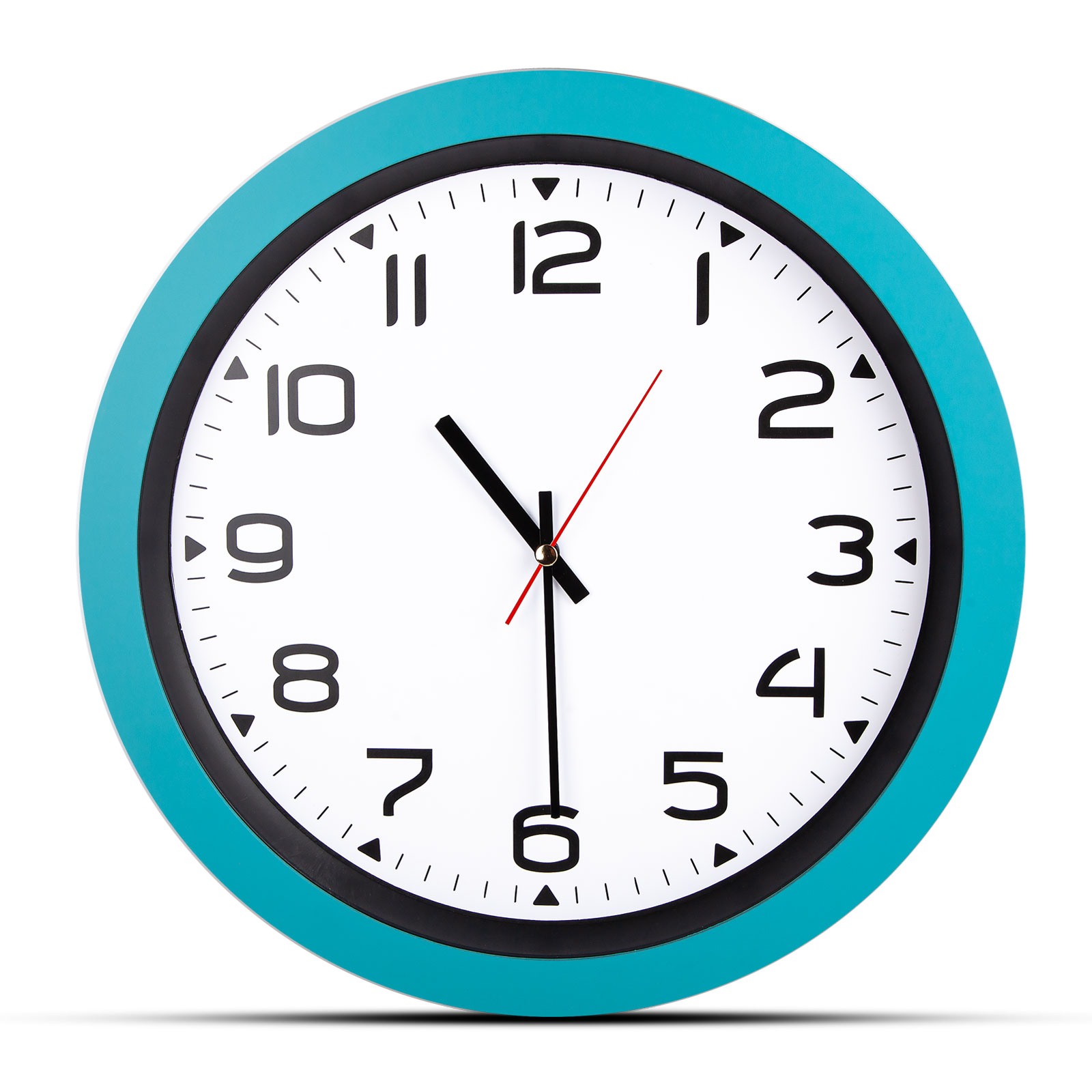 5023 HERA SİYAH PLASTİK KASA DUVAR SAATİ (350MM)