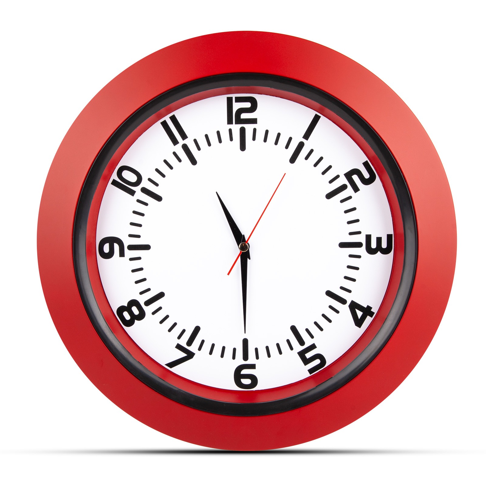 5033 UMAY SİYAH PLASTİK KASA DUVAR SAATİ (350 MM)