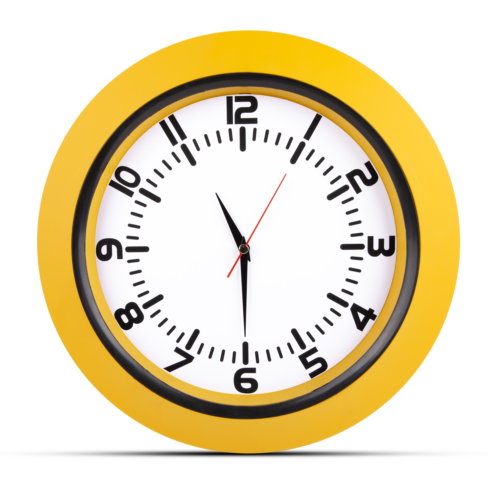 5033 UMAY SİYAH PLASTİK KASA DUVAR SAATİ (350 MM)