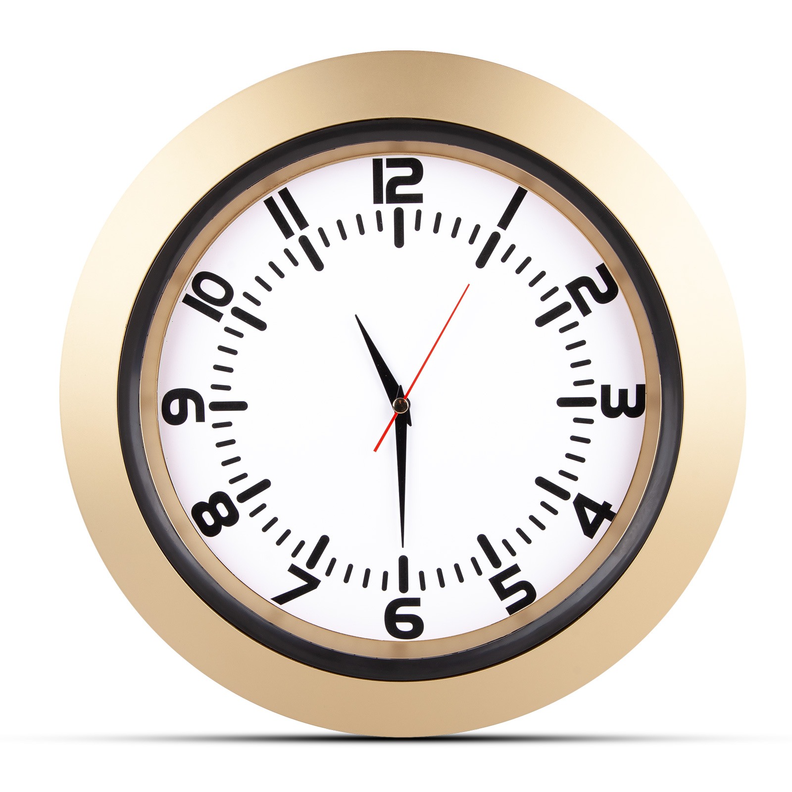 5033 UMAY SİYAH PLASTİK KASA DUVAR SAATİ (350 MM)