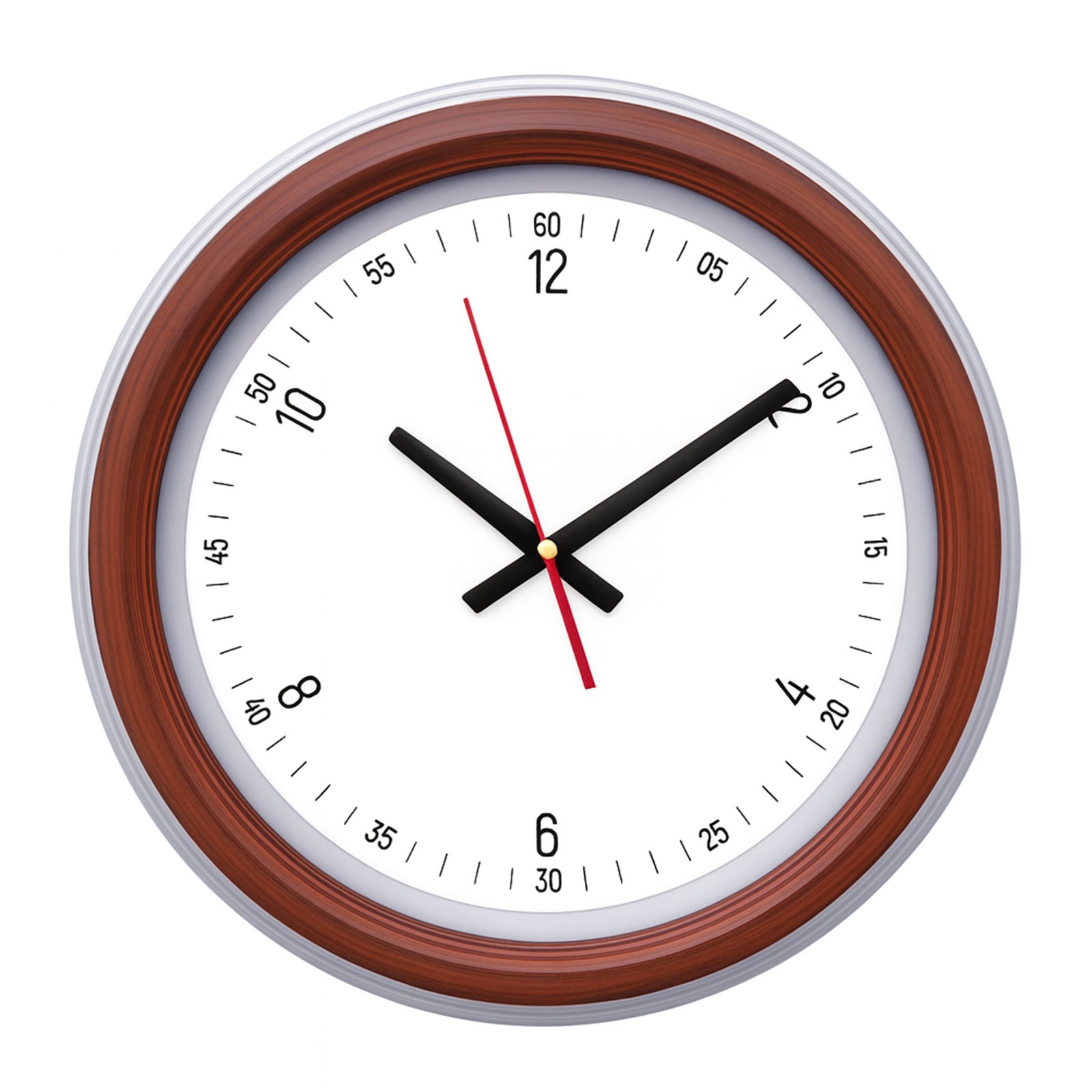 6266 SEDNA526 ALTIN-BEYAZ BRİSTOL KADRAN DUVAR SAATİ (480 MM)