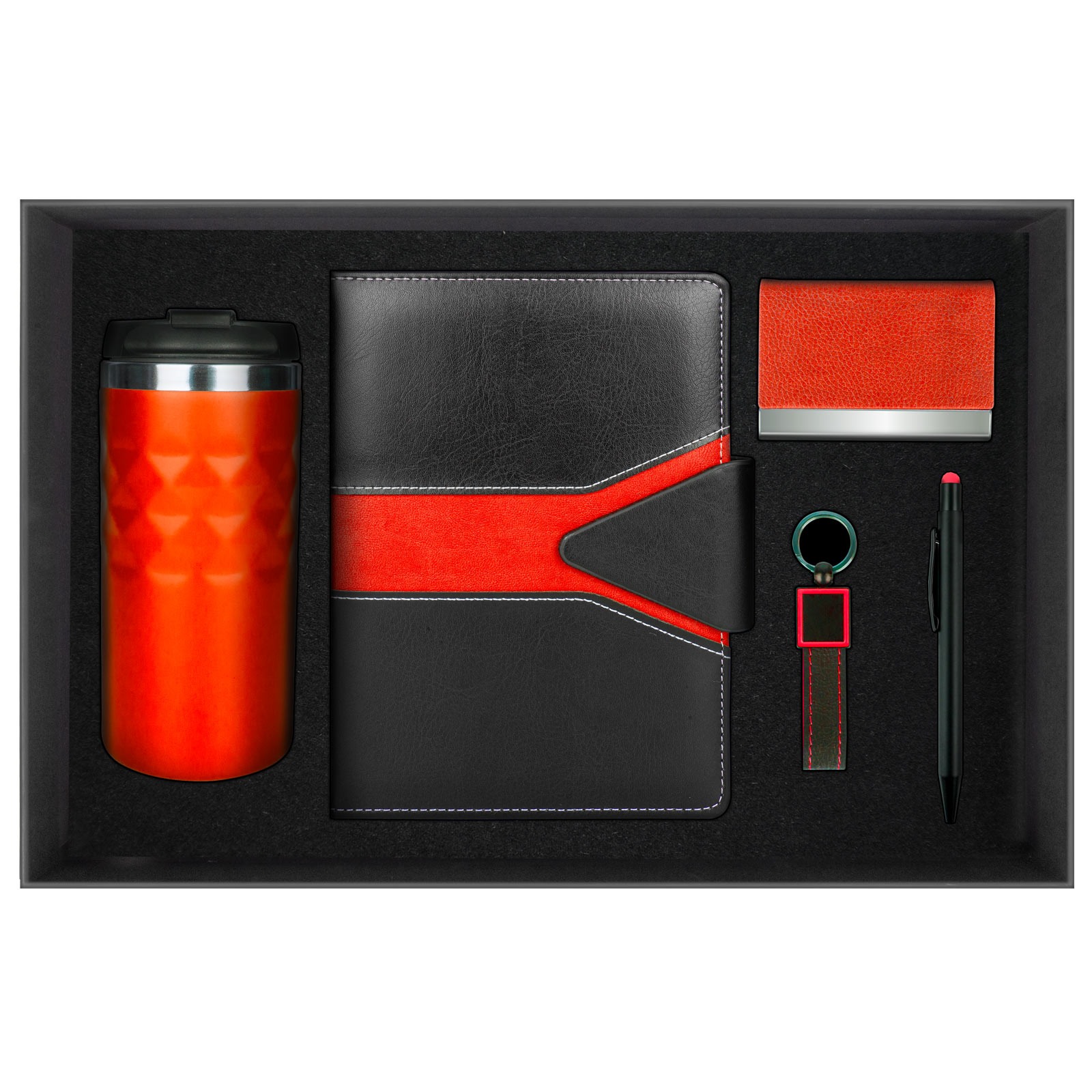 9167 POYRAZ SİYAH HEDİYELİK SET