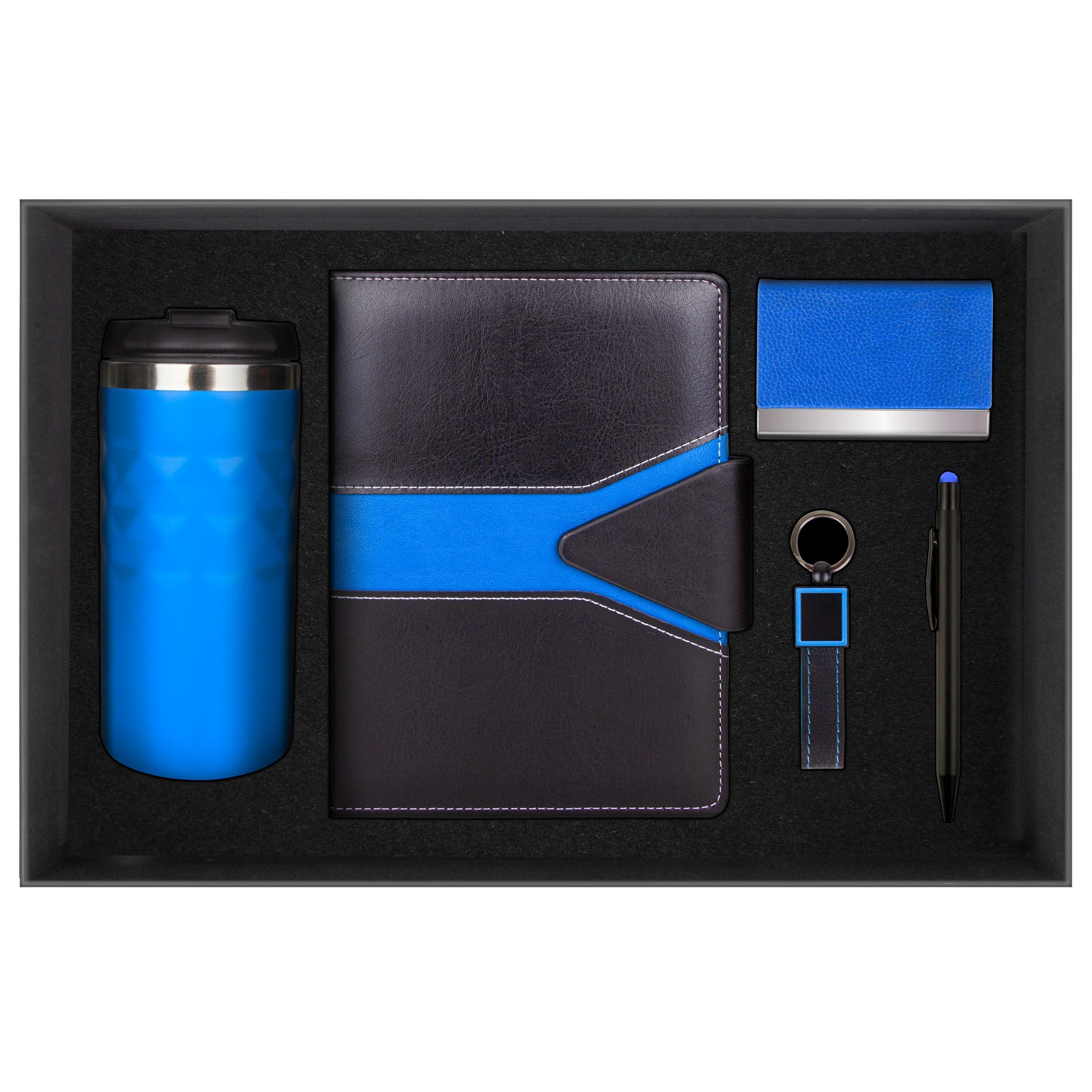 9167 POYRAZ SİYAH HEDİYELİK SET